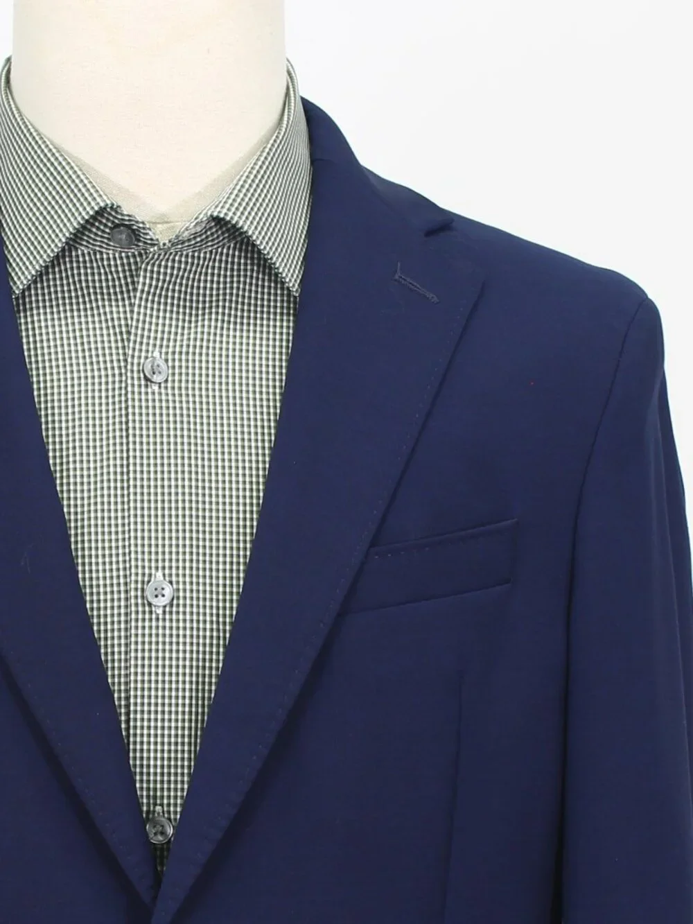 Jos. A. Bank 40R 33x29 Blue Full Suit 2-Button Solid R960